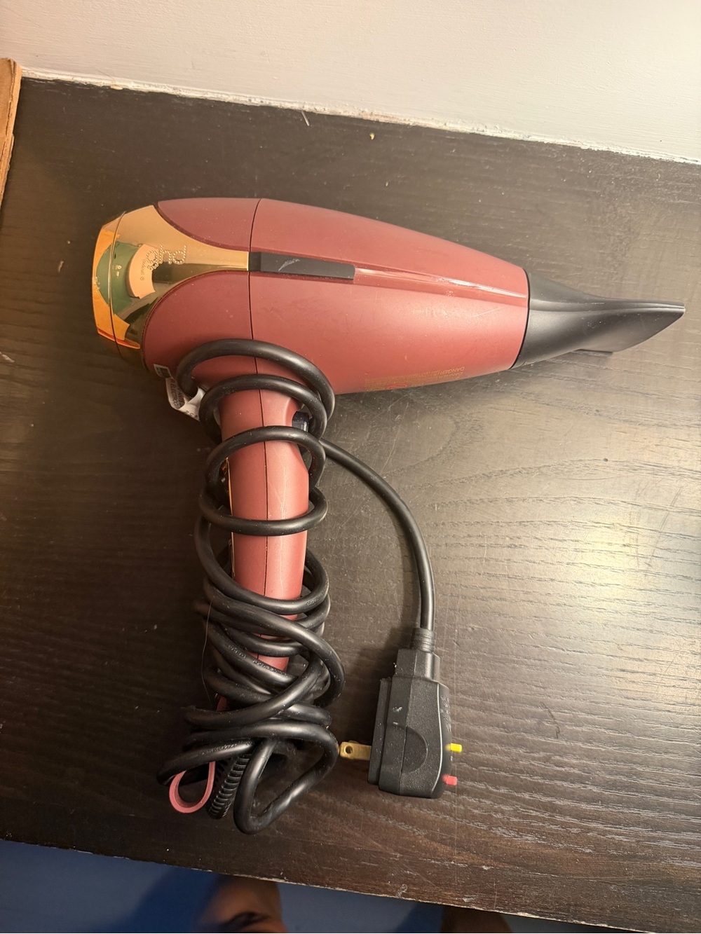 GHD Hair Dryer - Red/Gold Professional Hair Styler
